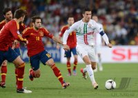 Fussball International Europameisterschaft 2012, Halbfinale: Portugal - Spanien