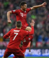 Fussball CHL 15/16 Halbfinale: FC Bayern Muenchen - Atletico Madrid