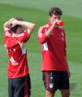 Fussball 1. Bundesliga 11/12: FC Bayern Muenchen Training in Doha