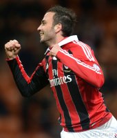 FUSSBALL SERIE A:   Giampaolo Pazzini (AC Mailand)