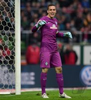 Fussball, 1. Bundesliga  Saison 2014/2015: SV Werder Bremen - FC Bayern Muenchen