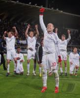 FUSSBALL  International CHL 09/10 :  SCHLUSSJUBEL Robben (FC Bayern  Muenchen )