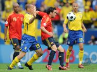 FUSSBALL EURO 2008: Schweden - Spanien