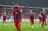 Fussball 1. Bundesliga Saison 14/15: FC Bayern Muenchen - 1. FC Koeln