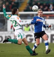 Fussball 1. Bundesliga: Bielefeld - Bremen