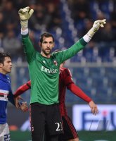 Fussball International Serie A 14/15: Torwart Diego Lopez (AC Mailand)