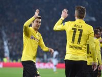 Fussball CHL 14/15 Achtelfinale: JUBEL Borussia Dortmund