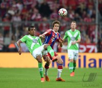 Fussball 1. Bundesliga Saison 14/15: FC Bayern Muenchen - VfL Wolfsburg