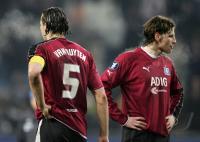 Fussball Uefa-Pokal: Hamburg - Bukarest, HSV enttaeuscht