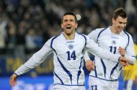 Fussball International  Testspiel:  Vedad Ibisevic (Bosnien-Herzegowina)