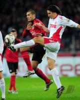 FUSSBALL, 1. BUNDESLIGA, 24. Spieltag: Leverkusen - Koeln
