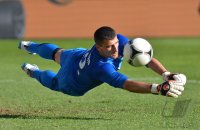 Fussball International Freundschaftsspiel: Torwart Damir Kahriman (Serbien)