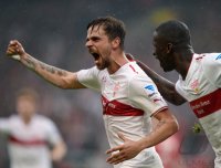 Fussball  1. Bundesliga  13/14: JUBEL Martin Harnik (VfB Stuttgart)