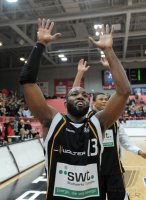 Basketball 1. Bundesliga  11/12:  Walter Tigers Tuebingen - ENBW Ludwigsburg