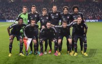 FUSSBALL INTERNATIONAL CHL ACHTELFINALE 12/13:  FC Arsenal London - FC Bayern Muenchen