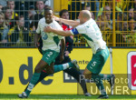 Fussball 1. Bundesliga: Dortmund - Wolfsburg, Jubel WOLFSBURG
