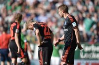 Fussball, 1. Bundesliga  Saison 2014/2015: SV Werder Bremen - Hamburger SV