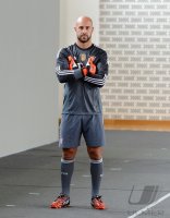 Fussball 1. Bundesliga 2014/2015: Torwart Pep Reina (FC Bayern Muenchen)