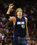 Basketball NBA  Miami vs. Mavericks  Nowitzki