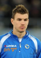Fussball International  Testspiel:  Erdin Dzeko (Bosnien-Herzegowina)