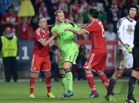 Fussball Supercup Finale 2013: JUBEL Supercupsieger FC Bayern Muenchen