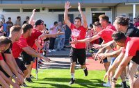 Fussball Relegation zur Oberliga, Rueckspiel 21/22: FC Holzhausen - FC Denzlingen