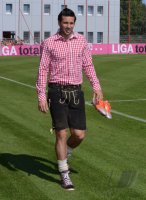 Fussball 1. Bundesliga, Saison 2012/2013:  FC Bayern Muenchen Lederhosen Termin