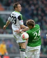 Fussball, 1. Bundesliga Saison 2012/2013: SV Werder Bremen - VfL Wolfsburg