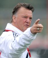 1. Fussball Bundesliga : Trainer Louis van Gaal (FCB)