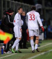 FUSSBALL  International CHL 09/10 :  AC Florenz - FC Bayern  Muenchen