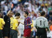 Fussball International: Champions League Finale, Lehmann sieht Rot