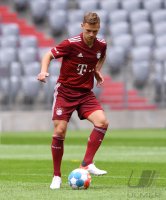 Fussball 1. Bundesliga Saison 21/22: Teampraesentation FC Bayern Muenchen