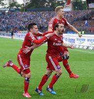 Fussball, 1. Bundesliga  Saison 2014/2015 Relegation: Karlsruher SC - Hamburger SV