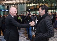 FIFA Praesident Gianni Infantino (Schweiz) erster Tag im Home of Fifa