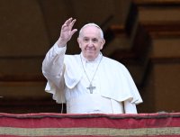 Rom; Papst Franziskus I. spricht den Urbi Et Orbi Segen