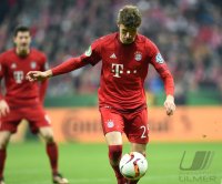 Fussball DFB Pokal Achtelfinale 15/16: Thomas Mueller (FC Bayern Muenchen)