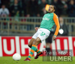 Fussball 1. Bundesliga: Bremen, AILTON Einzelaktion