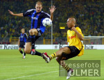 Fussball UCL-Quali: Dortmund - Bruegge, Zweikampf