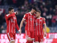 Fussball  1.Bundesliga   Saison 17/18: FC Bayern Muenchen - SV Werder Bremen