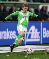 Fussball, 1. Bundesliga  Saison 2014/2015: VfL Wolfsburg - SC Freiburg