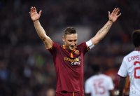 FUSSBALL SERIE A 2013/2014:  JUBEL Francesco Totti (AS Rom)