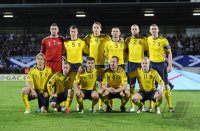 Fussball International EM 2012-Qualifikation: Teamfoto Schottland