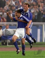Fussball DFB  Pokalfinale in Berlin 2000/2001: FC Schalke 04 - Union Berlin