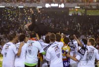 FUSSBALL International COPA DEL REY 13/14:  JUBEL Trainer Carlo Ancelotti (Real Madrid)