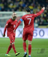 Fussball WM Qualifikation 2014 Playoff: JUBEL Cristiano Ronaldo (Portugal)