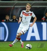 Fussball International Testspiel: Benedikt Hoewedes (Deutschland)
