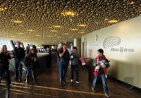 Fussball: Public Viewing in der Allianz Arena in Muenchen