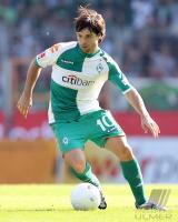 Fussball 1. Bundesliga: Werder, DIEGO Einzelaktion