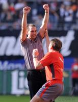 Fussball 1. Bundesliga : JUBEL Trainer Markus Babbel  ( VfB Stuttgart )