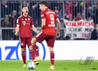 Fussball 1. Bundesliga Saison 21/22: FC Bayern Muenchen -  SC Freiburg